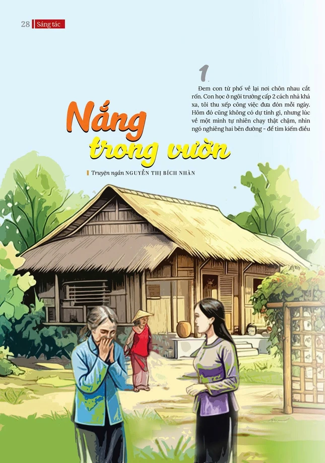 Nắng trong vườn